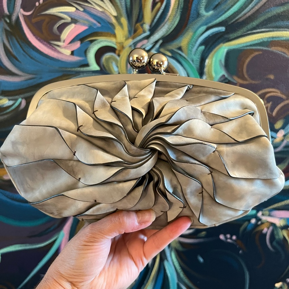 Nine West Faux Leather Clutch